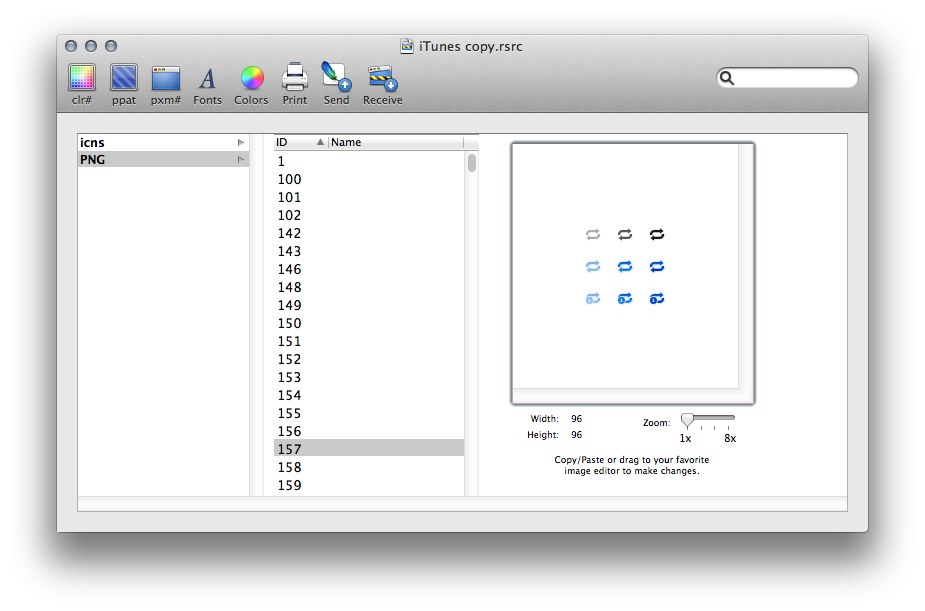 ThemePark 3 Mac OS X rsrc Resource File Editing