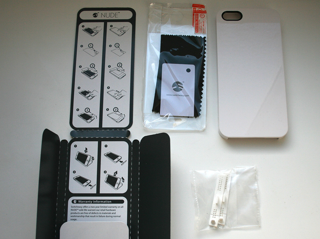 SwitchEasy Nude White Slim Case for iPhone 5