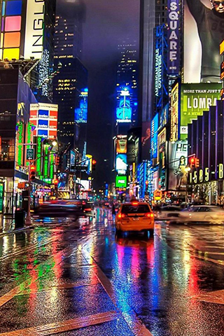 New York City Times Square At Night